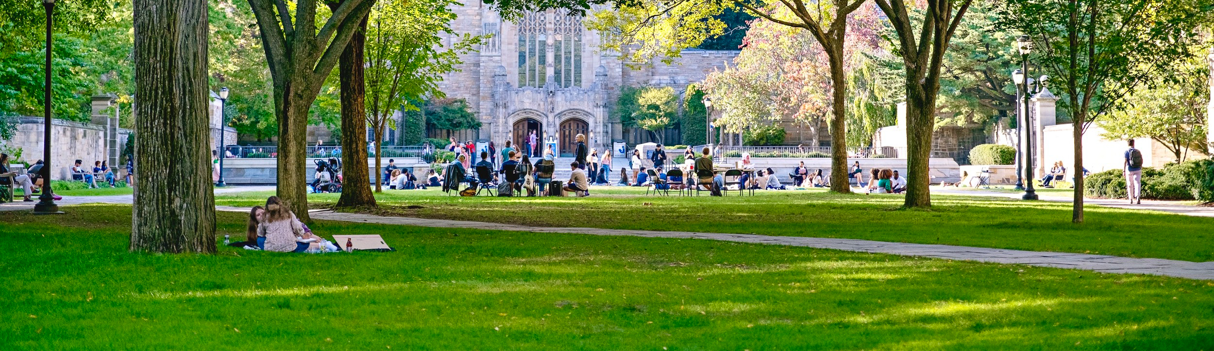 Students on campus