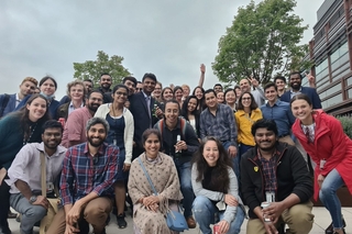 Group photo of YPA members at the 2022 YPA Symposium on the YSB terrace 