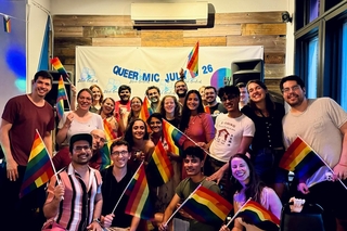 YPA members celebrating pride month