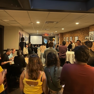 Postdocs at a presentation during National Postdoc Appreciation Week 2023