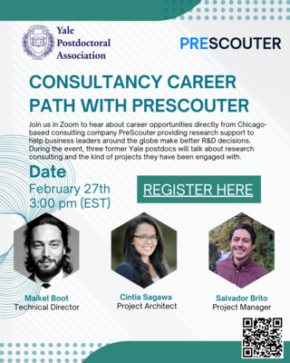 Consultancy Career Path with PreScouter Flyer Full Details